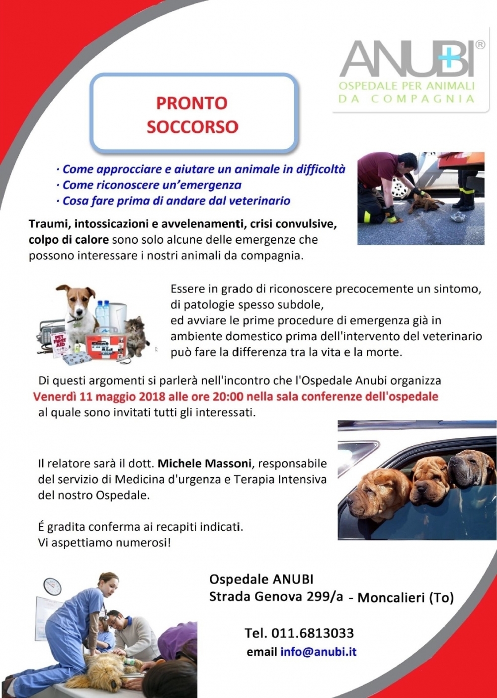 11/05/18 INCONTRO INFORMATIVO "PRIMO SOCCORSO ANUBI" - LOLO Groups